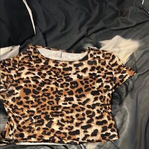 Leopard Print Women's Top